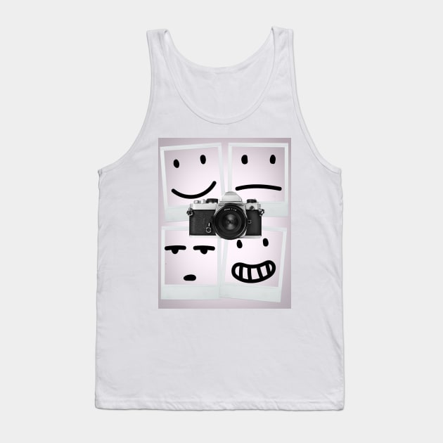 Animals, flowers, fruits and black objects Tank Top by Zido ICT